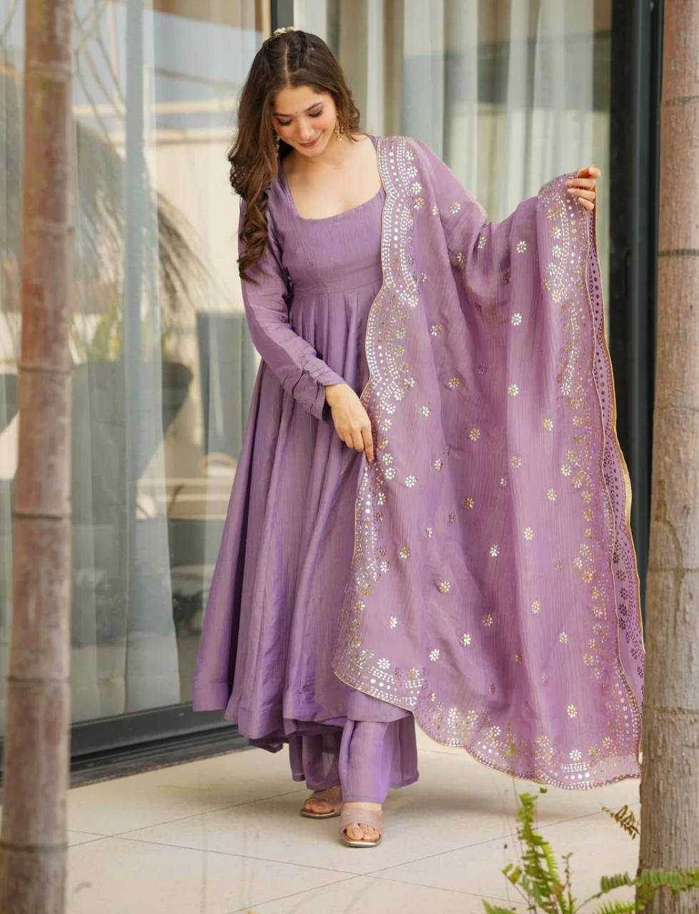 Heavy Designer Silk Gown - MYLUXURY LANE ENTERPRISE